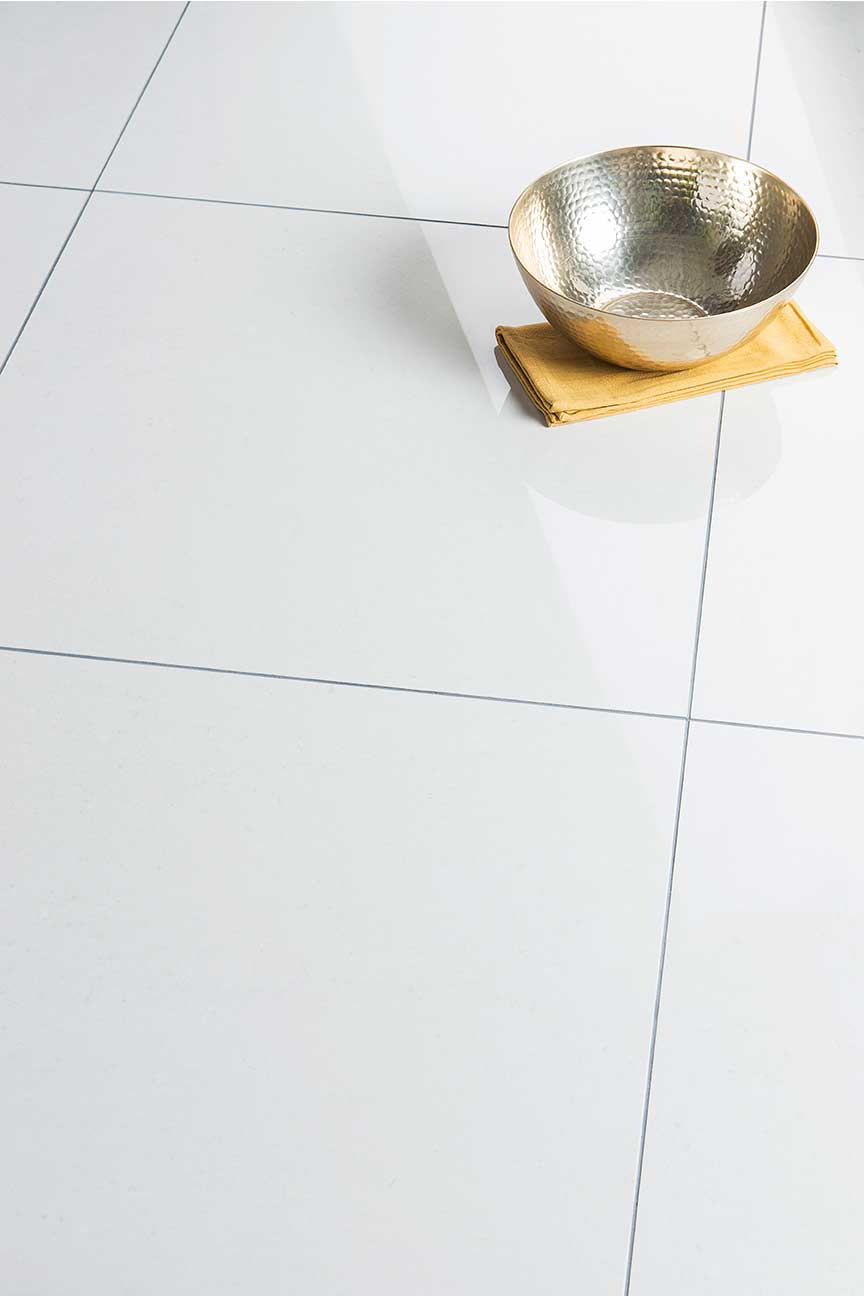 Tamarin White Polished Floor Wall Tile Company