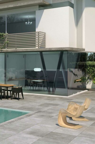 Lincoln 20mm Grey Outdoor Tiles